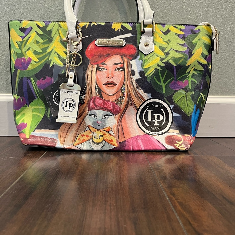 Women's Multicolor Tote Bag